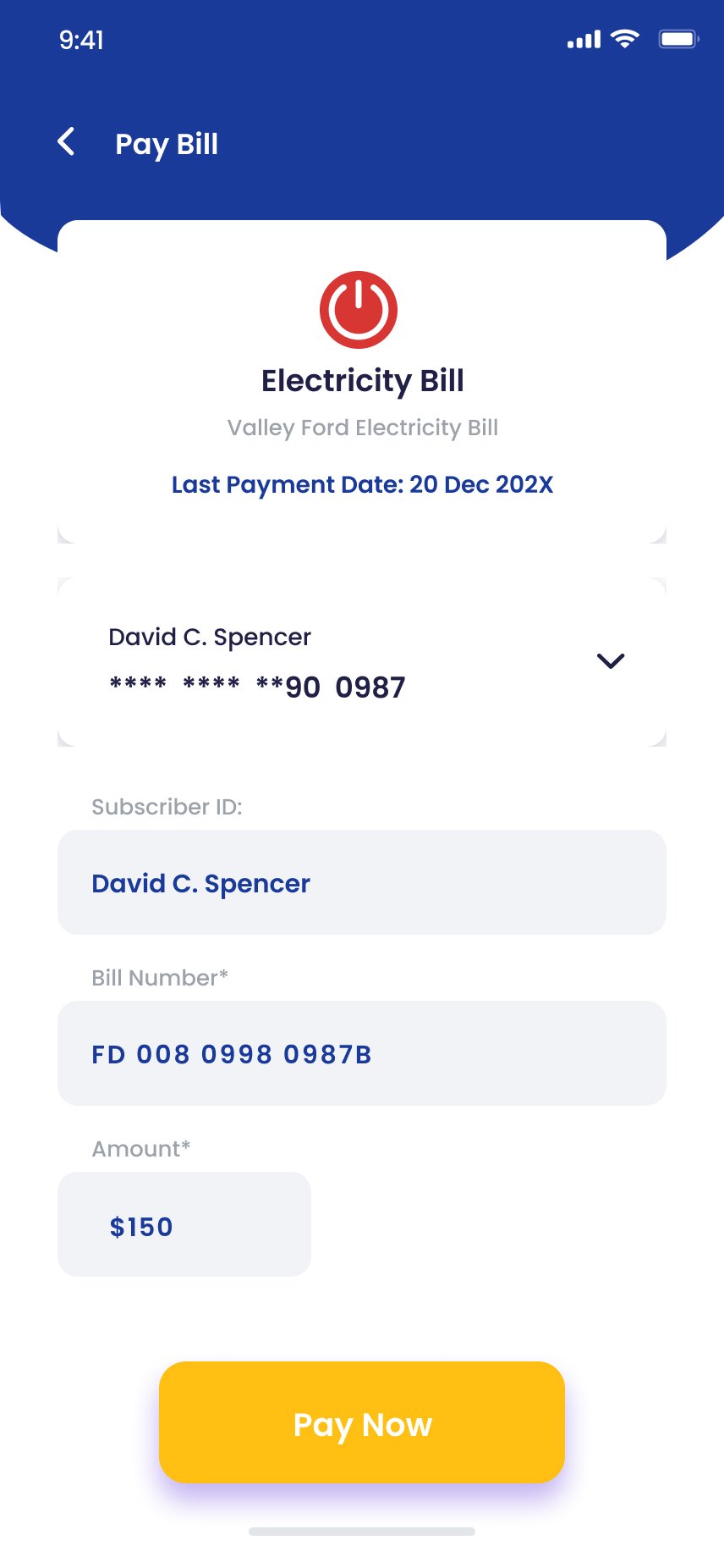 Payment details