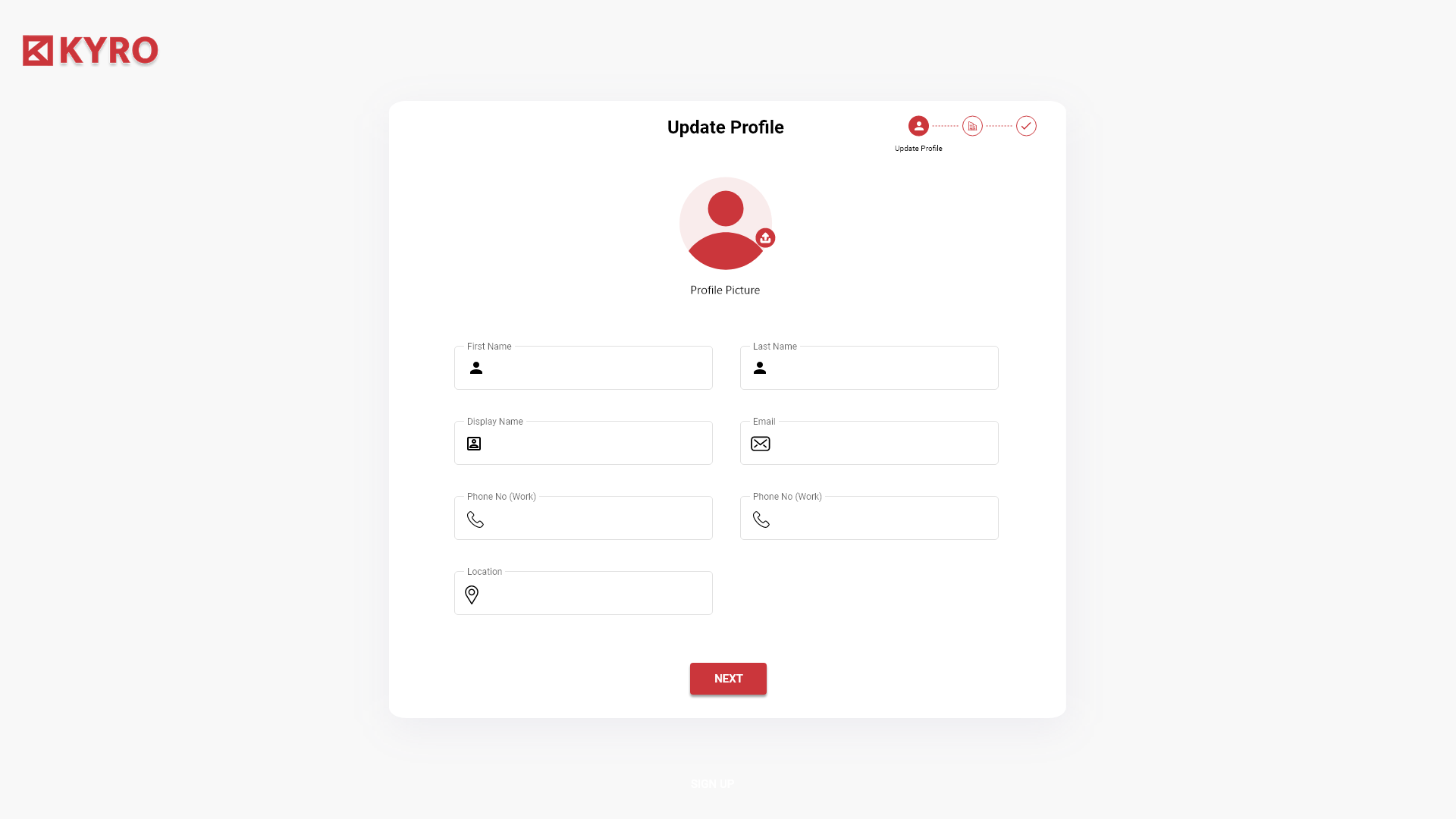 Update profile