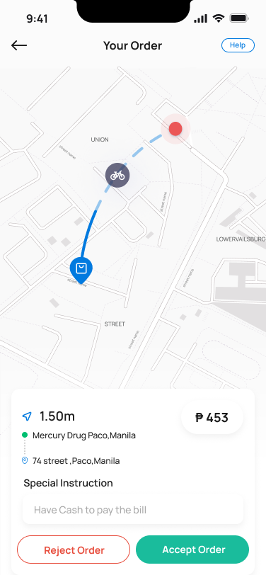 Order completed