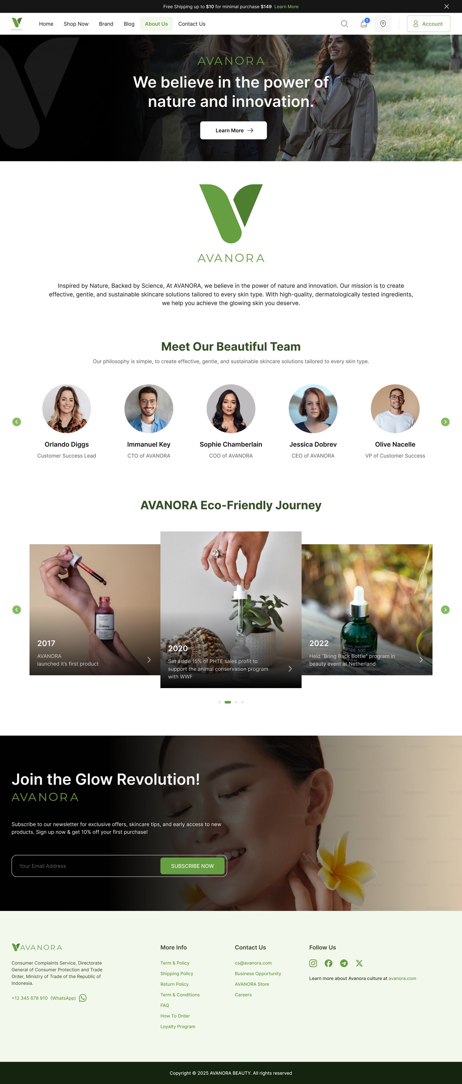 About Us desktop
