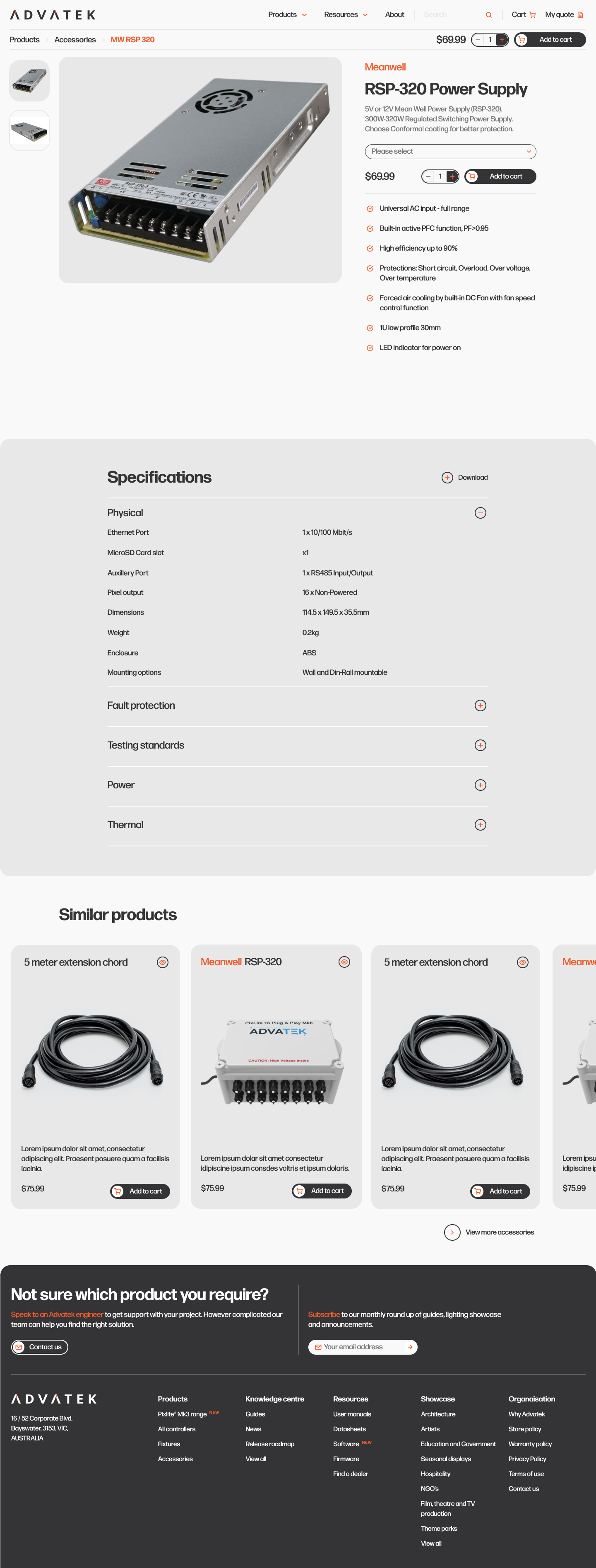 Accessory Detail desktop