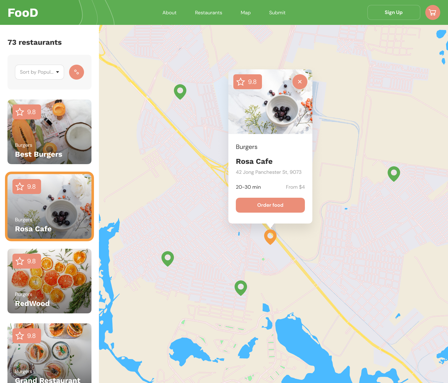 Map desktop