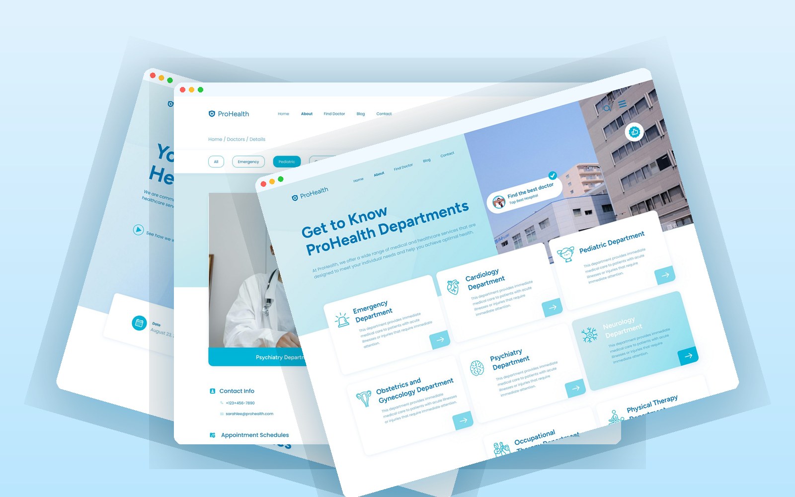 ProHealth — Hospital & Medical Services Website