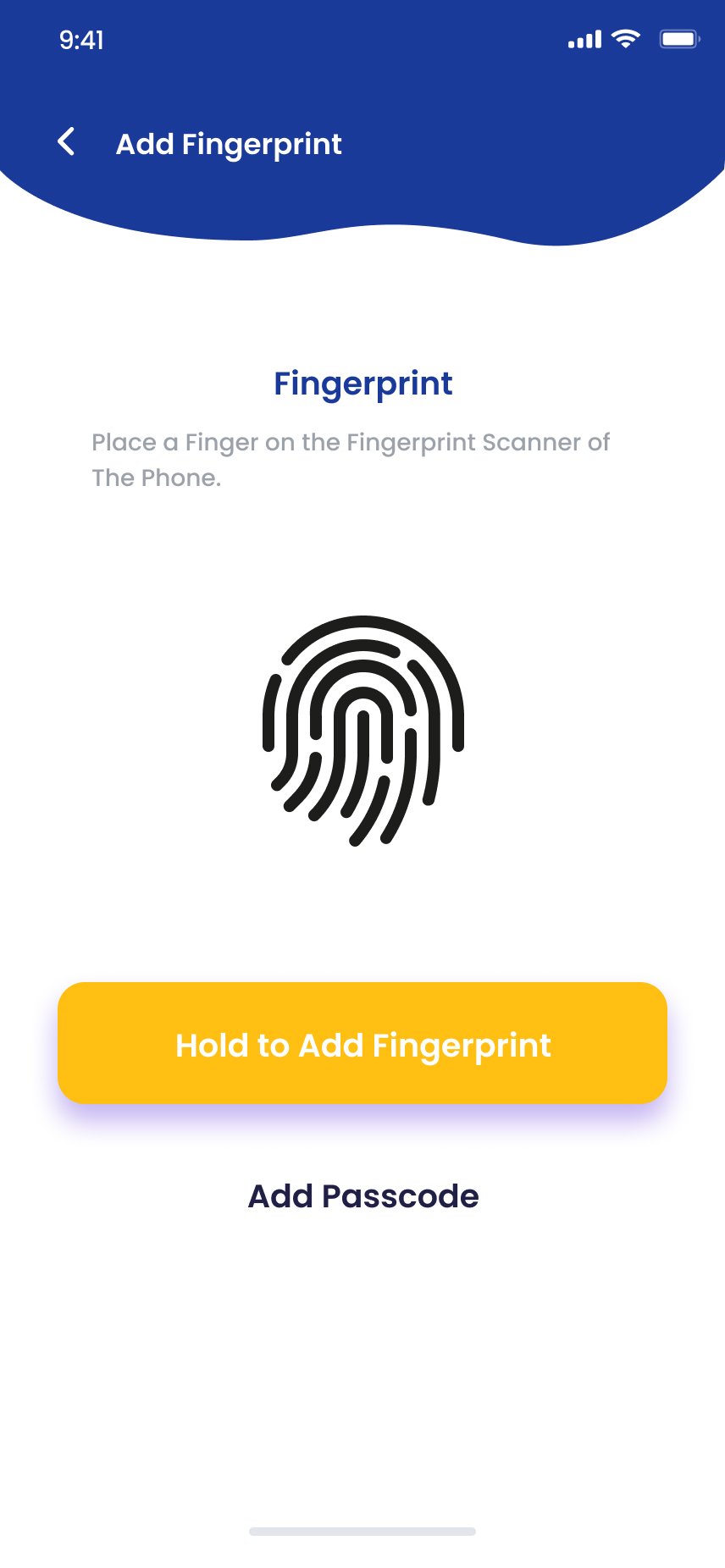 Add Fingerprint