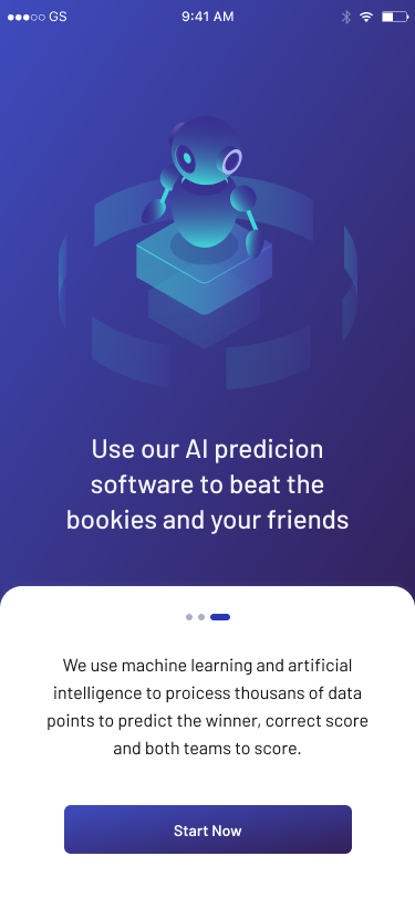 Onboarding carousel