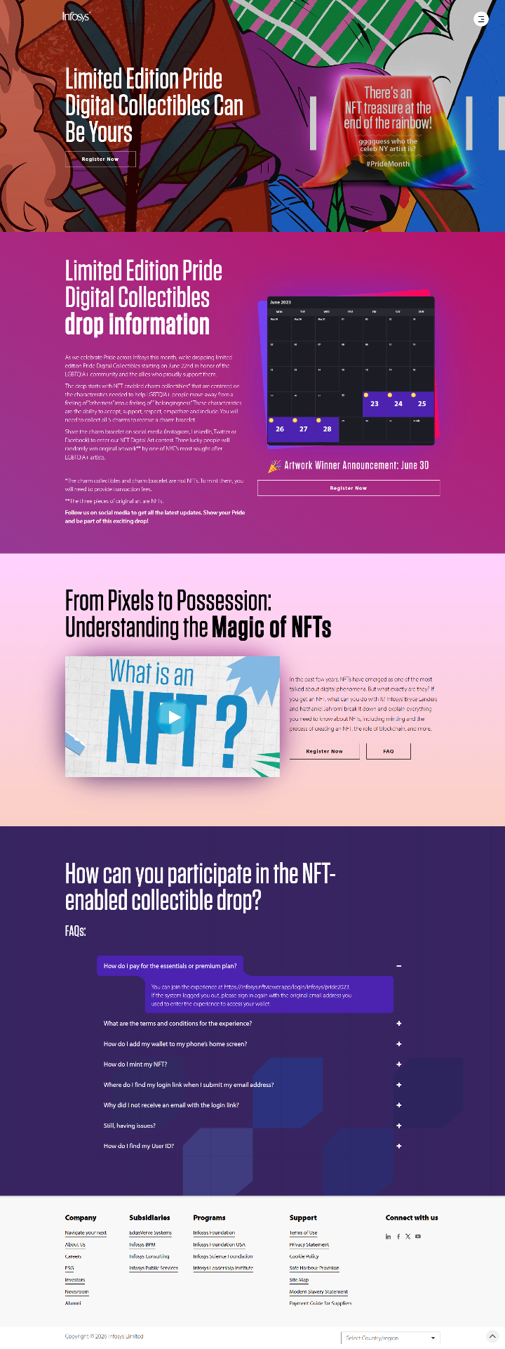 Limited Edition Pride NFT Drop