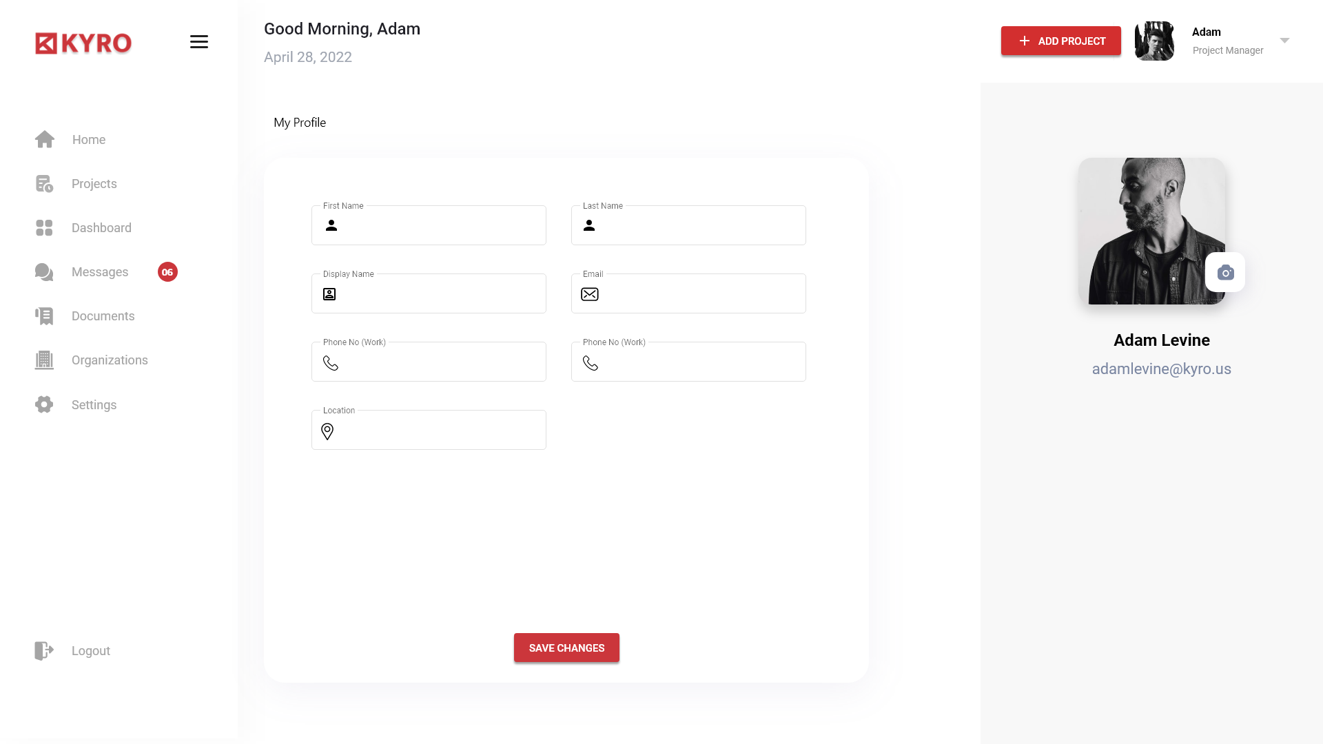KYRO component library