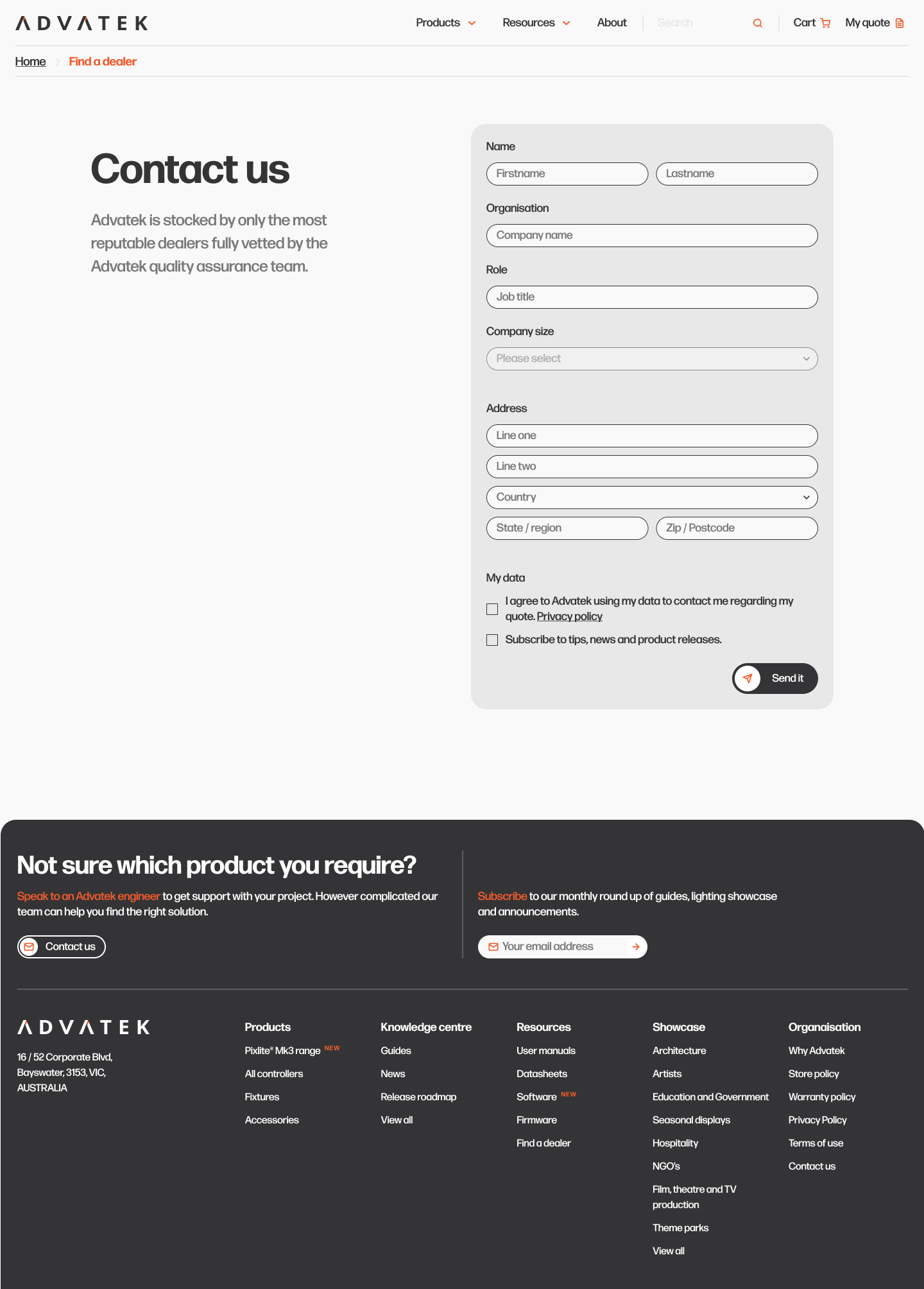 Contact desktop