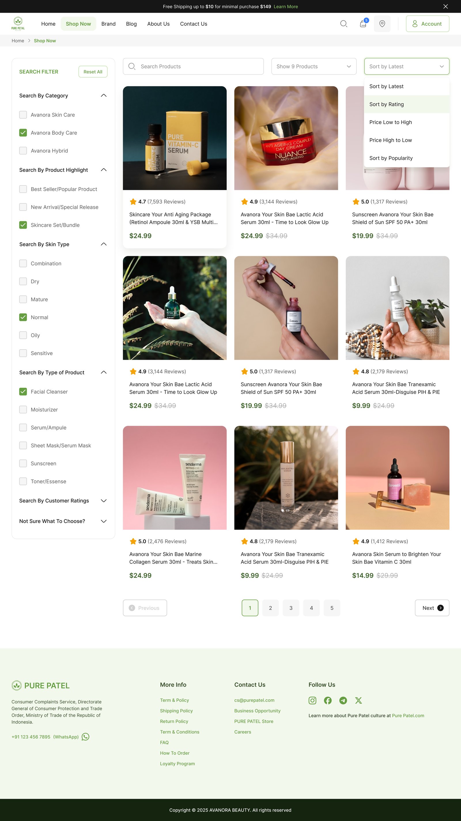 Shop preview