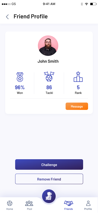 Friend profile
