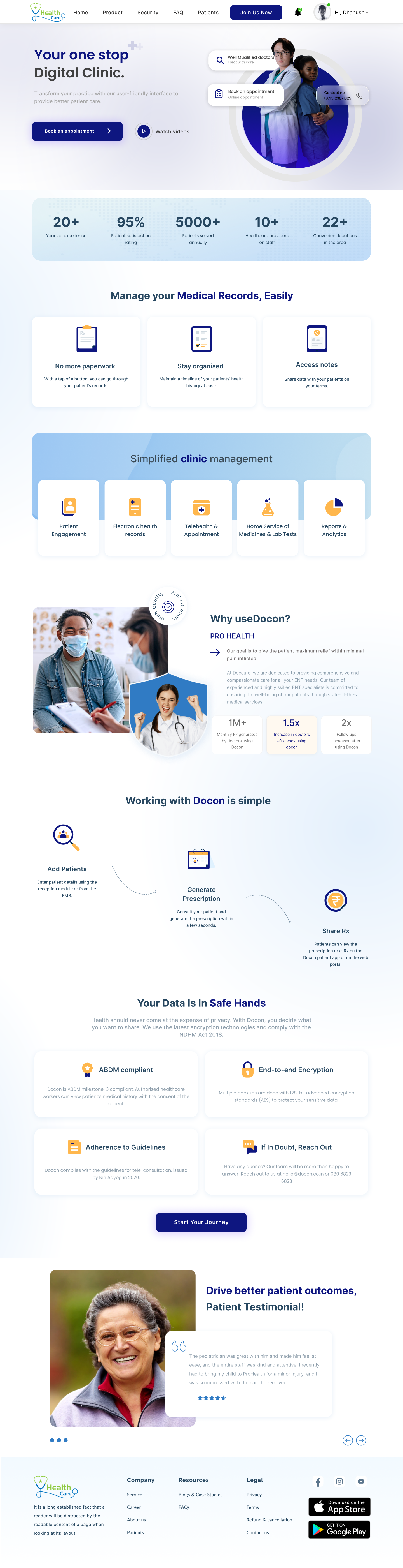 HealthCare — Doctor Appointment Web Platform