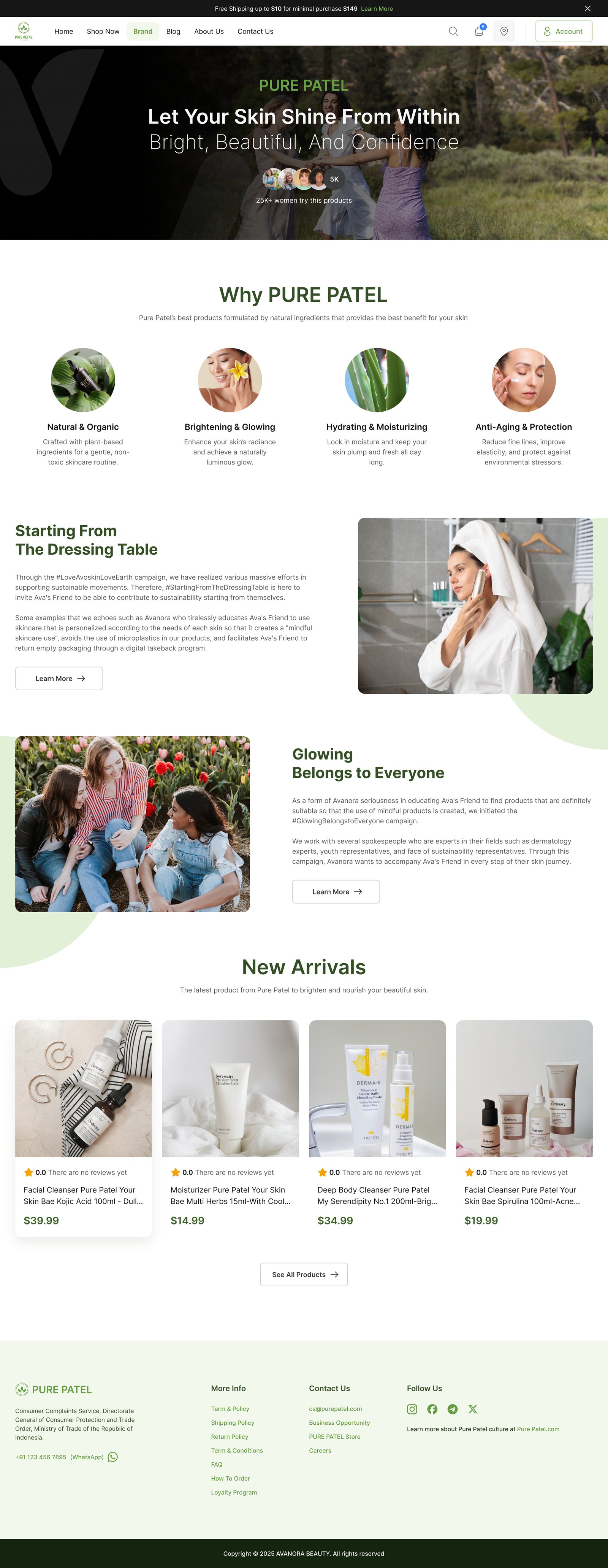 Brand Story desktop
