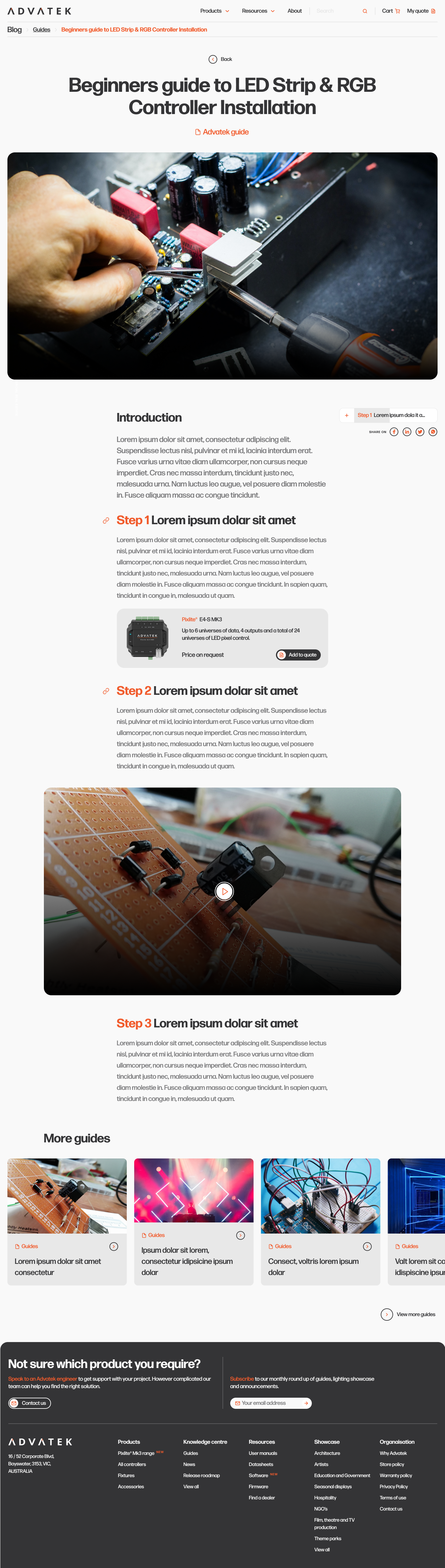 Blog Article desktop