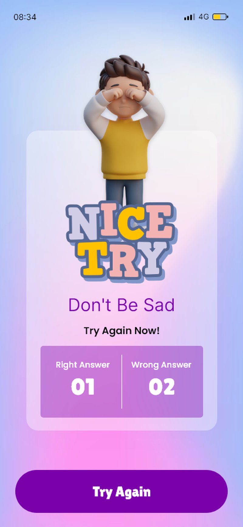 Nice Try · empathy, not shame